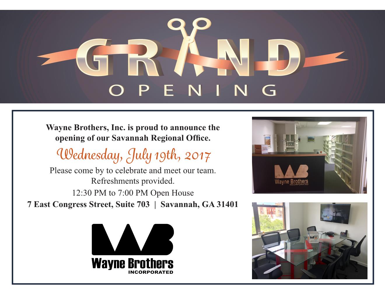 Savannah Office Grand Opening